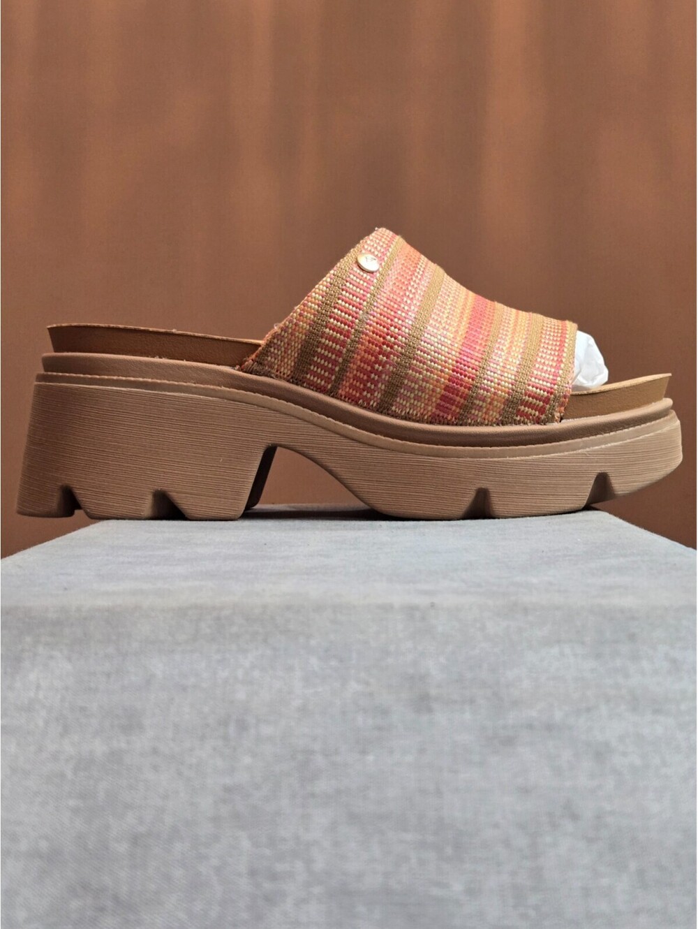 Reef Vista Luxe Evie Platform Sandals - Multi Rafia (CKO114) Women's 8.5 NEW